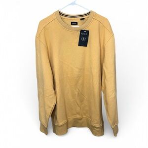 IZOD Brand New Mens Pullover Sweater Yellow XL NWT